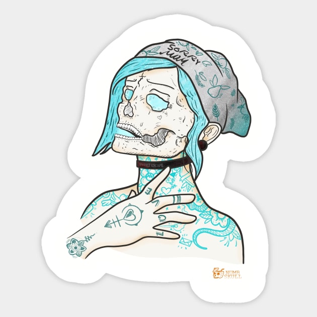 Sorry Mom Sticker by Numb_Skull